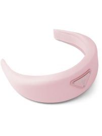 Prada Re-Nylon Padded Headband Pink at Farfetch
