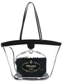 Prada Transparent Tote - Farfetch at Farfetch