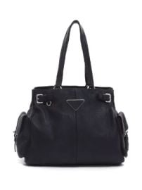 Prada Vitello Daino Leather Bag at Farfetch