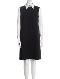 Prada Wool Knee Length Dress at The Real Real