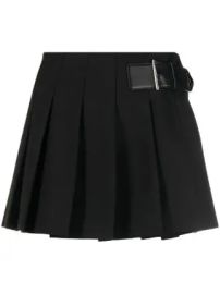 Prada box-pleat Mini Skirt - at Farfetch