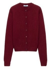 Prada button-down Cashmere Cardigan | Red | FARFETCH at Farfetch