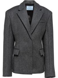 Prada single-breasted Wool Blazer - at Farfetch