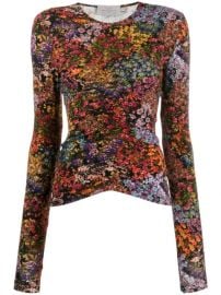 Preen By Thornton Bregazzi Norah Floral Top - Farfetch at Farfetch