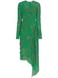 Preen By Thornton Bregazzi Teresa Micro Pleat Floral Print Dress - Farfetch at Farfetch