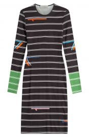 Preen Striped Jersey Dress at Stylebop