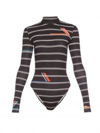 Preen by Thornton Bregazzi \'Mattu\' Striped Bodysuit at Matches