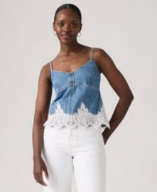 Premium Women\'s 90s Denim Sleeveless V-Neck Cami Tank Top at Macys