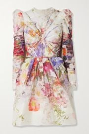 Prima Panelled Floral Minidress by Zimmermann  at Net A Porter