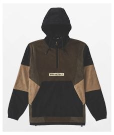 Primitive Block II Brown Corduroy Anorak Jacket at Zumiez