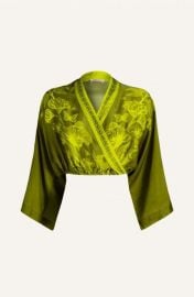 Prince Charming Viscose Satin Blouse Size S Color Orange at Pin-Up Stars