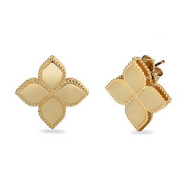 Princess Flower Stud Earrings by Roberto Coin at Roberto Coin