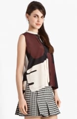 Print Crepe Blouse by Marni at Nordstrom