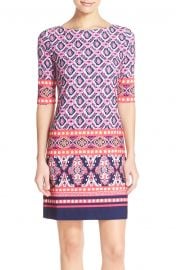 Print Jersey Shift Dress by Eliza J at Nordstrom