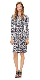 Print Keyhole Dress by Tory Burch at Tory Burch