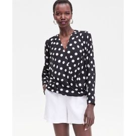 Print Surplice Blouse at Macys
