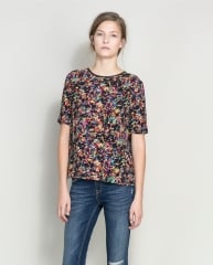 Print top at Zara