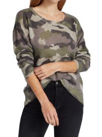 Printed Camo Crewneck Sweater at Saks Fifth Avenue