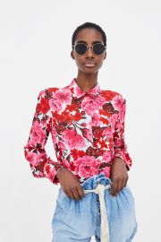 Printed Floral Shirt by Zara at Zara