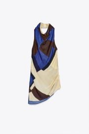 Printed Halter Top Zw Collection at Zara