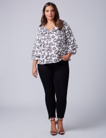 Printed Kimono Sleeve Top by Lane Bryant at Lane Bryant