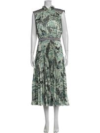 Printed Midi Length Dress at The Real Real