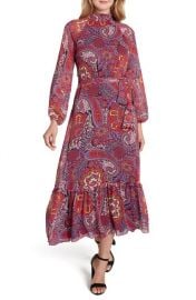 Printed Mock Neck Dress at Nordstrom Rack