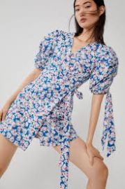 Printed Poplin Dress at Zara