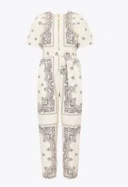 Printed Poplin Jumpsuit by Tory Burch at Tory Burch