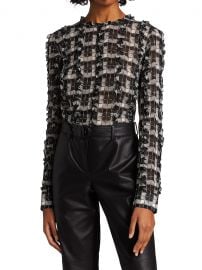 Printed Ruffle Blouse at Saks Fifth Avenue