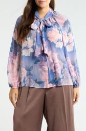 Printed Ruffle Top at Nordstrom