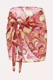 Printed Sarong Bathing Suit Wrap Tropic or Mosaic at Nua Swim