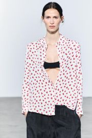 Printed Shirt Zw Collection at Zara