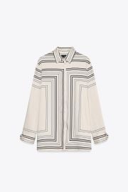 Printed Shirt Zw Collection at Zara