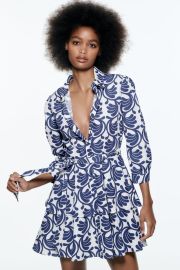 Printed Short Dress at Zara