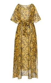 Printed Silk Georgette Maxi Dress By Versace at Moda Operandi