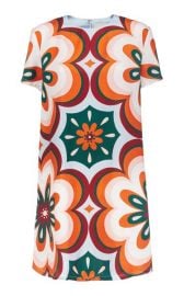 Printed Silk Mini Swing Dress By La Doublej at Moda Operandi