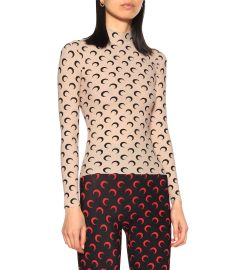 Printed Stretch-Jersey Top - Marine Serre at Mytheresa