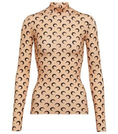 Printed Stretch-Jersey Top - Marine Serre at Mytheresa