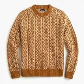 Printed Sweater at J. Crew