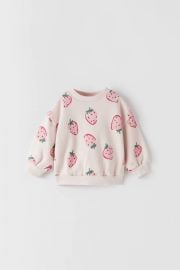 Printed Sweatshirt at Zara