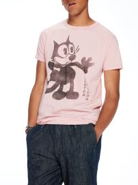 Printed T-Shirt Felix the Cat Tees ss Mens Clothing at Scotch Soda at Scotch and Soda