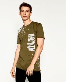 Printed T-shirt at Zara