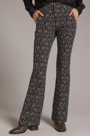 Printed Tailored Flared Trousers by Scotch and Soda at Anthropologie