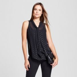 Printed Tie Neck Blouse by Target at Target