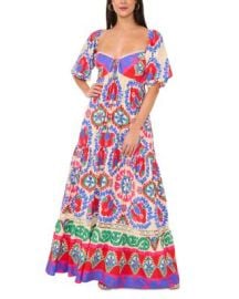 Printed Tiered Maxi Dress at Bloomingdales