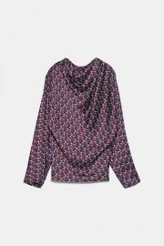 Printed Top by Zara at Zara