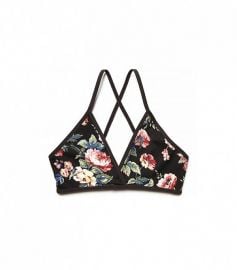 Printed Triangle Bralette at Free People