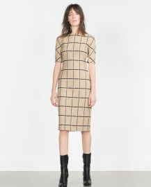 Printed Tube Dress at Zara