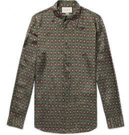 Printed Twill Shirt by Gucci at Cloth Base